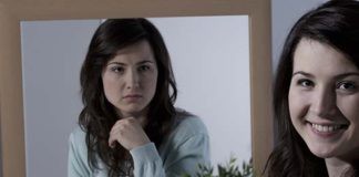 Vrouw met bipolaire persoonlijkheidsstoornis