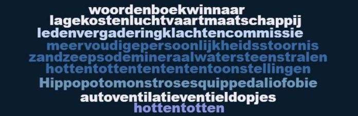Lange woorden Lange woorden